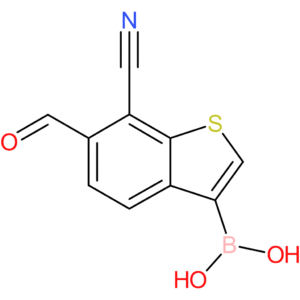 7-cyano-6-formylbenzothiophene-3-boronic acid