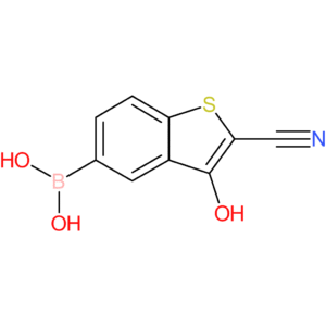 2-cyano-3-hydroxybenzothiophene-5-boronic acid
