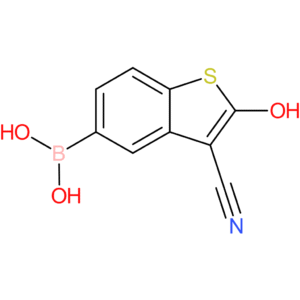 3-cyano-2-hydroxybenzothiophene-5-boronic acid