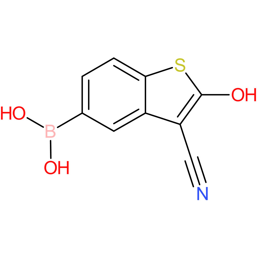 3-cyano-2-hydroxybenzothiophene-5-boronic acid
