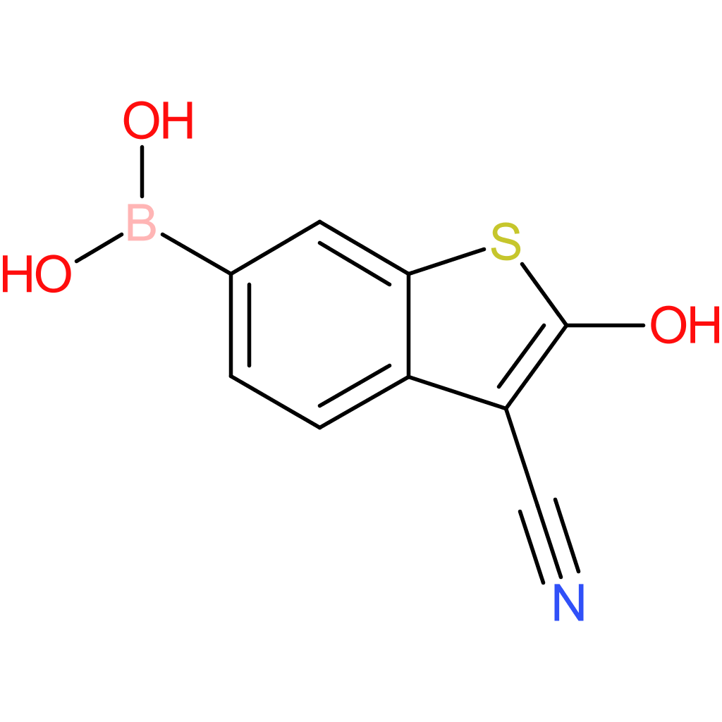 3-cyano-2-hydroxybenzothiophene-6-boronic acid