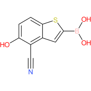 4-cyano-5-hydroxybenzothiophene-2-boronic acid