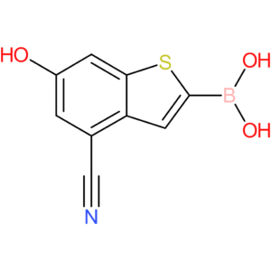 4-cyano-6-hydroxybenzothiophene-2-boronic acid