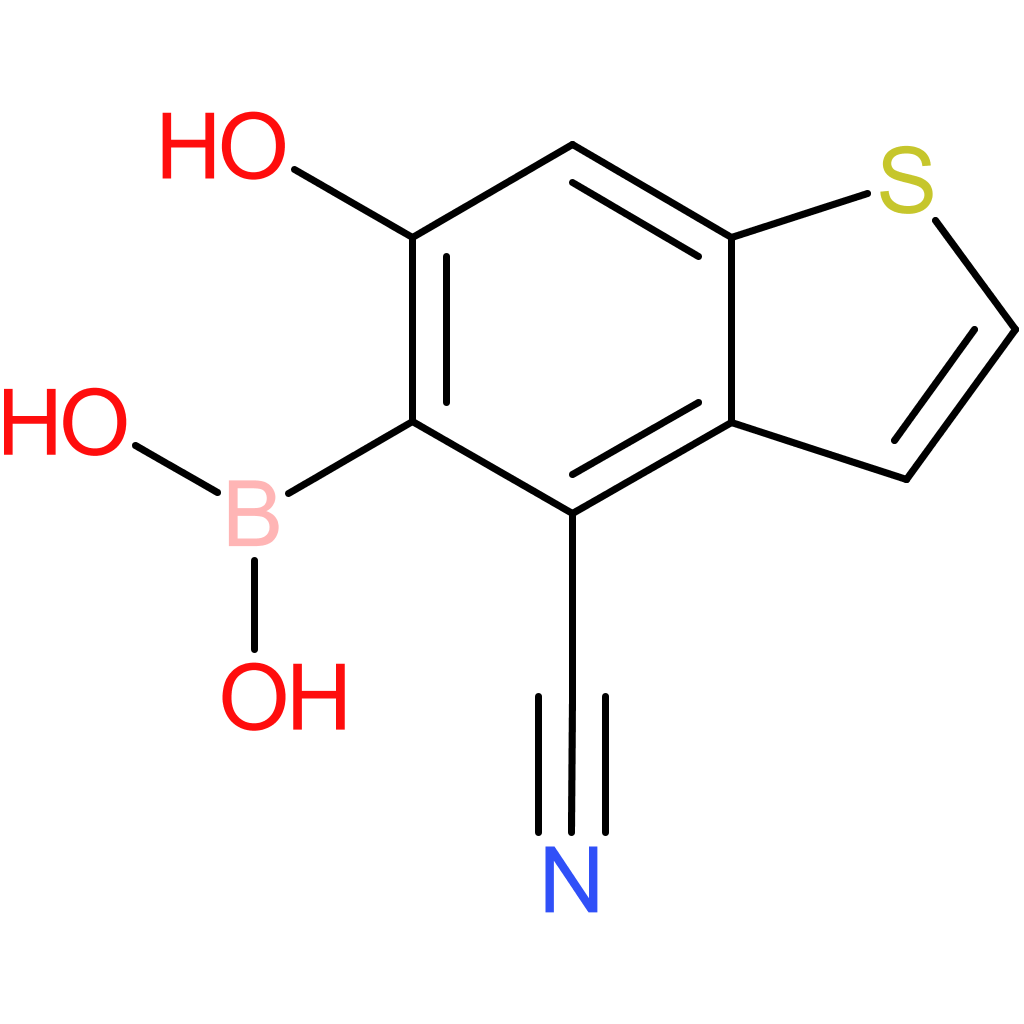 4-cyano-6-hydroxybenzothiophene-5-boronic acid