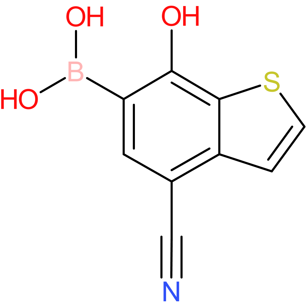 4-cyano-7-hydroxybenzothiophene-6-boronic acid