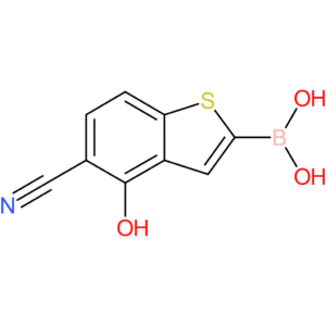 5-cyano-4-hydroxybenzothiophene-2-boronic acid