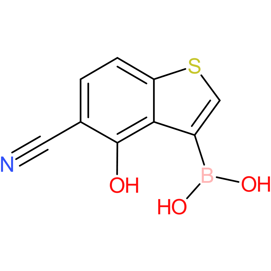 5-cyano-4-hydroxybenzothiophene-3-boronic acid