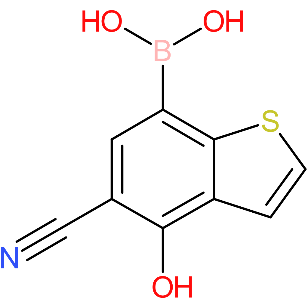 5-cyano-4-hydroxybenzothiophene-7-boronic acid
