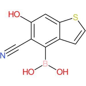 5-cyano-6-hydroxybenzothiophene-4-boronic acid
