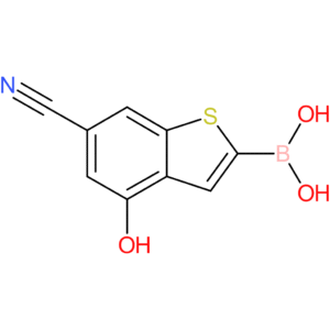 6-cyano-4-hydroxybenzothiophene-2-boronic acid