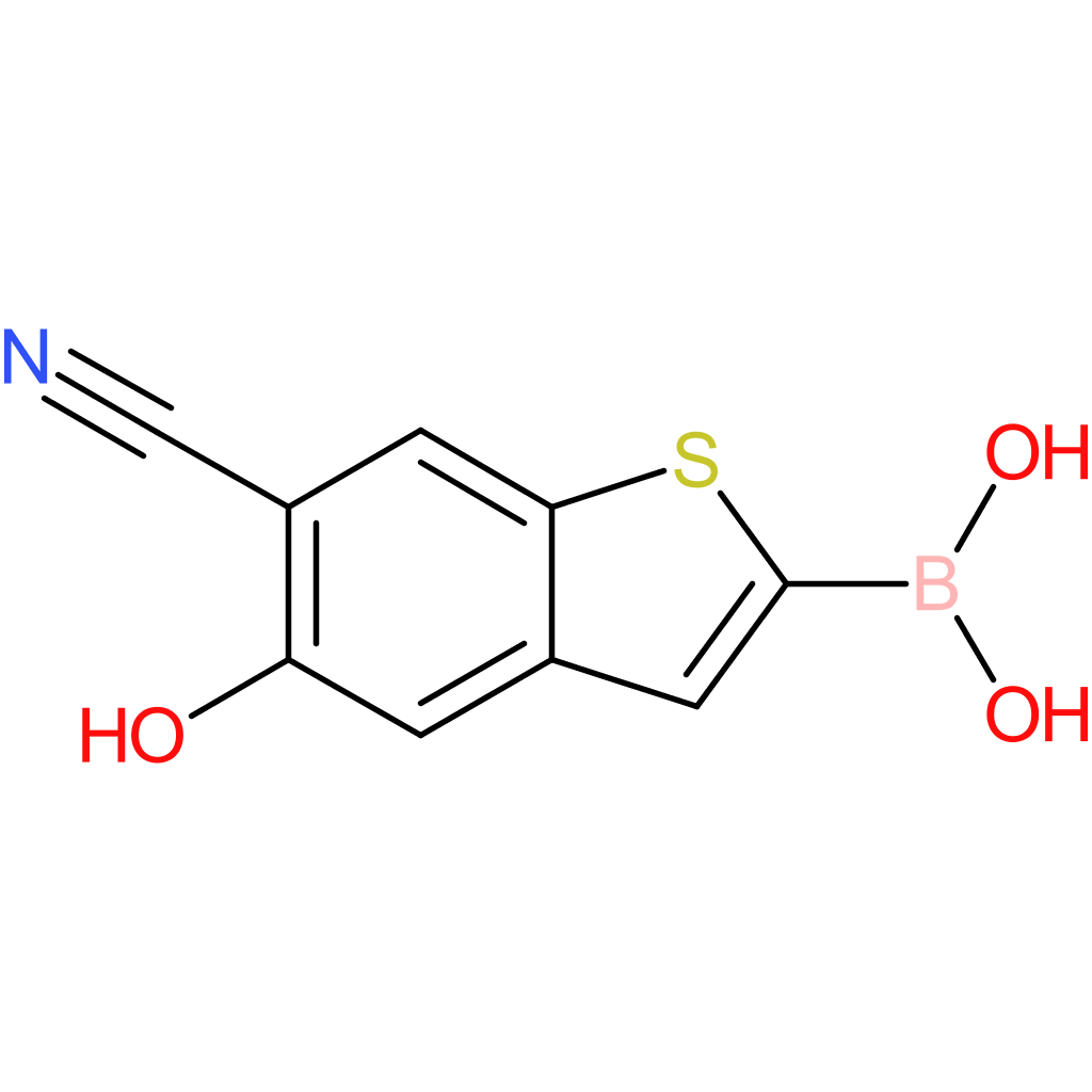 6-cyano-5-hydroxybenzothiophene-2-boronic acid