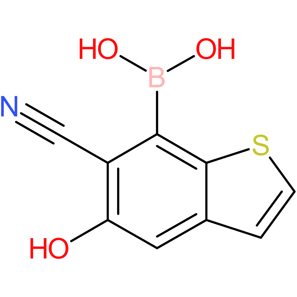 6-cyano-5-hydroxybenzothiophene-7-boronic acid