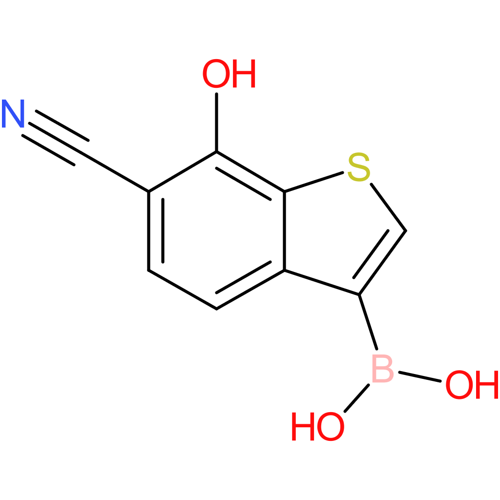6-cyano-7-hydroxybenzothiophene-3-boronic acid