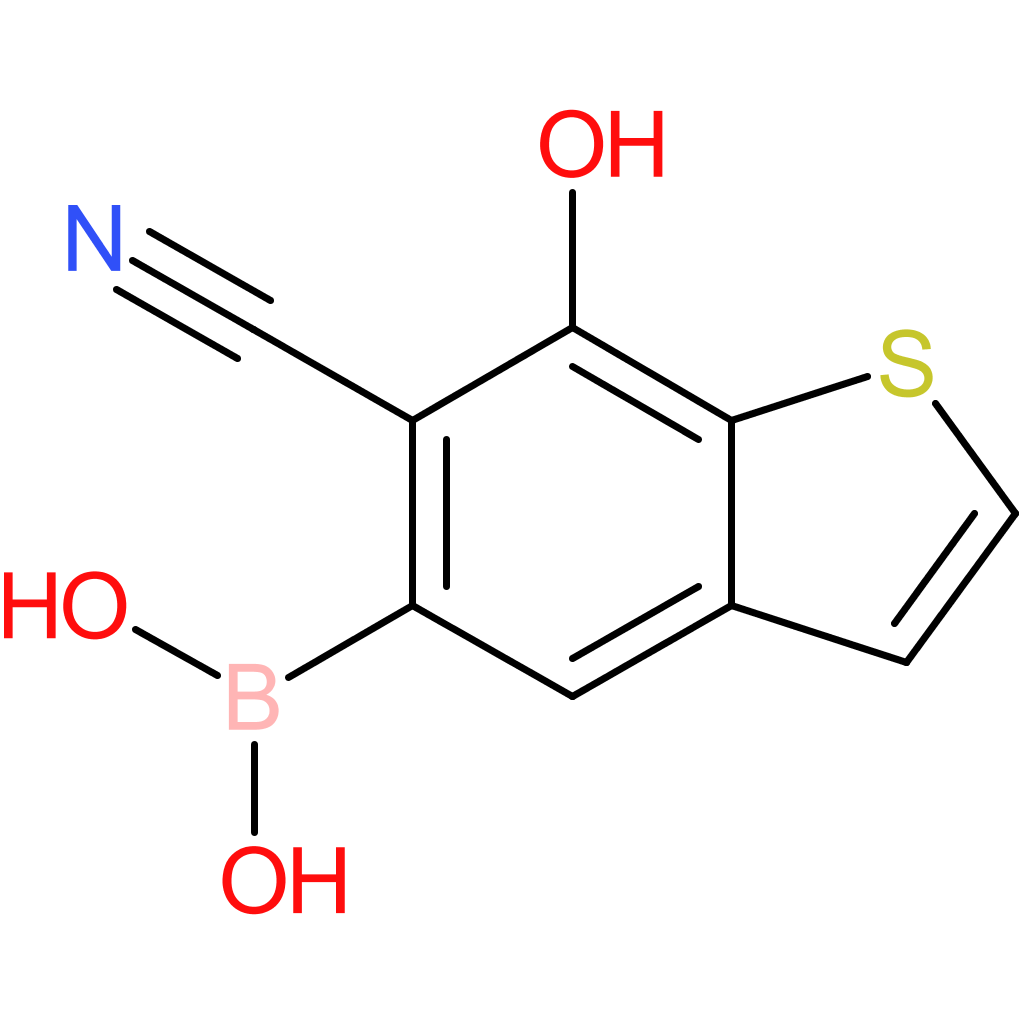 6-cyano-7-hydroxybenzothiophene-5-boronic acid