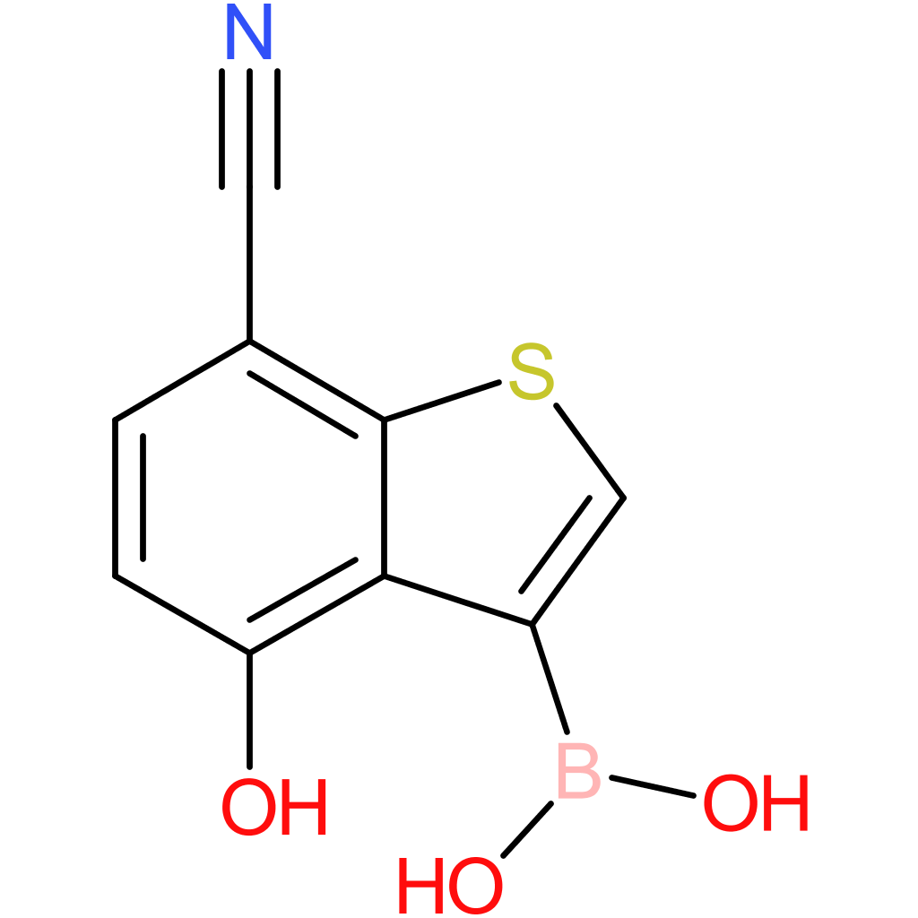 7-cyano-4-hydroxybenzothiophene-3-boronic acid