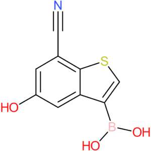 7-cyano-5-hydroxybenzothiophene-3-boronic acid