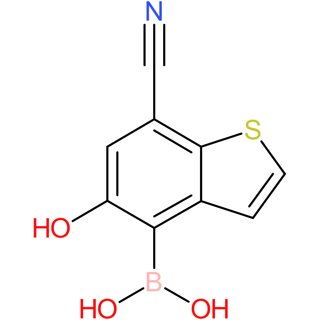 7-cyano-5-hydroxybenzothiophene-4-boronic acid