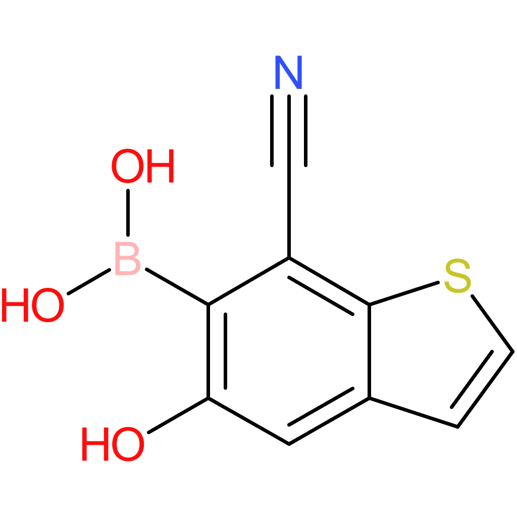7-cyano-5-hydroxybenzothiophene-6-boronic acid