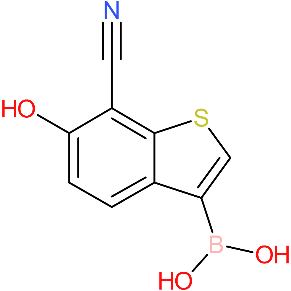 7-cyano-6-hydroxybenzothiophene-3-boronic acid