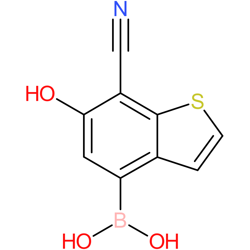 7-cyano-6-hydroxybenzothiophene-4-boronic acid