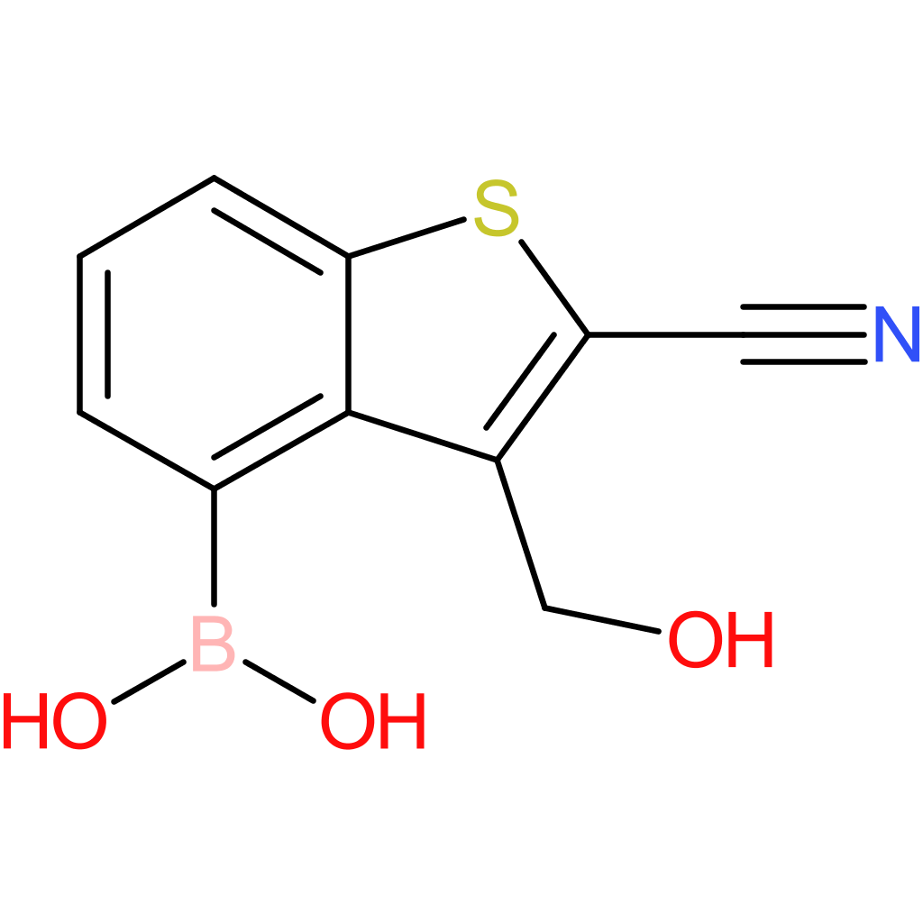2-cyano-3-(hydroxymethyl)benzothiophene-4-boronic acid
