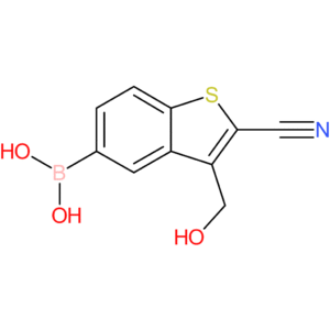 2-cyano-3-(hydroxymethyl)benzothiophene-5-boronic acid