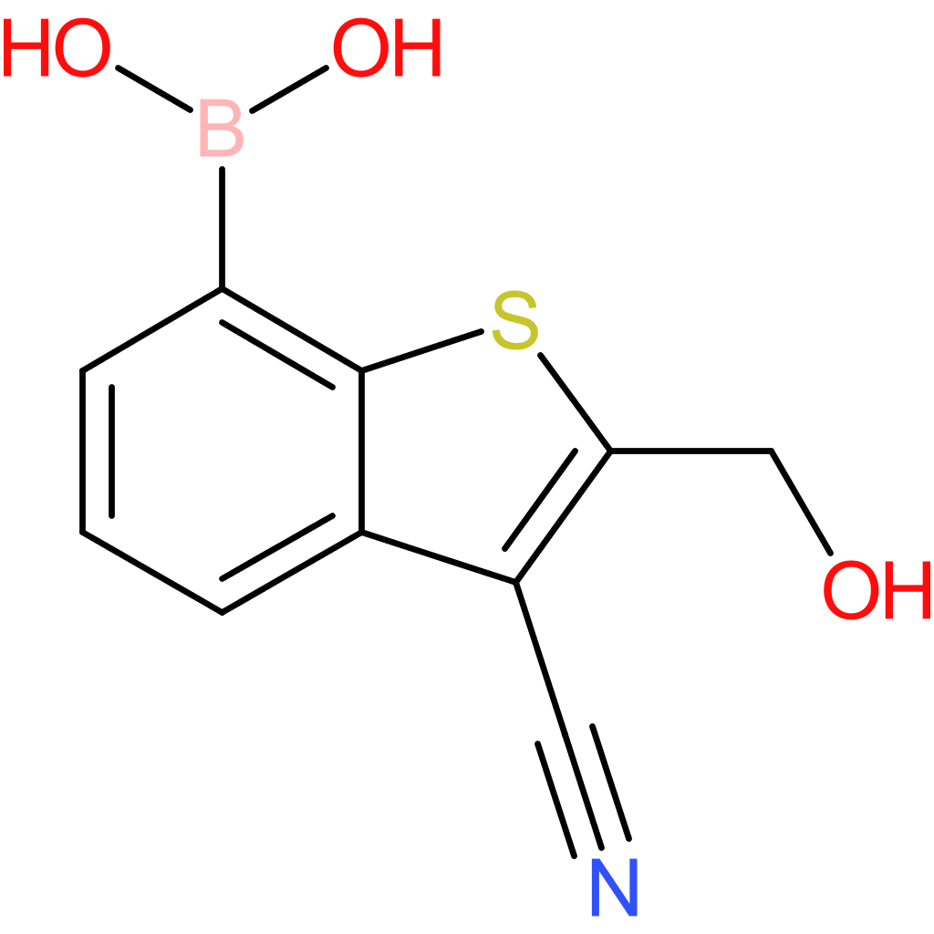 3-cyano-2-(hydroxymethyl)benzothiophene-7-boronic acid