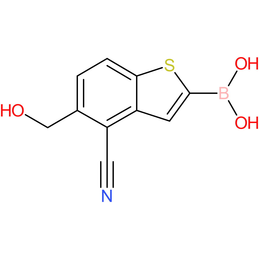 4-cyano-5-(hydroxymethyl)benzothiophene-2-boronic acid