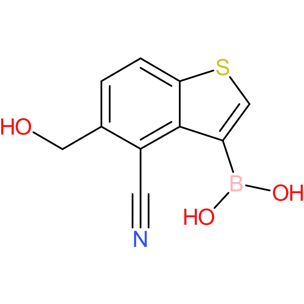 4-cyano-5-(hydroxymethyl)benzothiophene-3-boronic acid