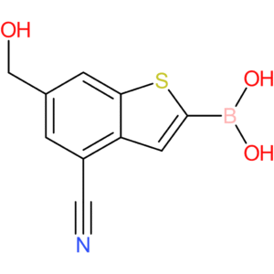 4-cyano-6-(hydroxymethyl)benzothiophene-2-boronic acid
