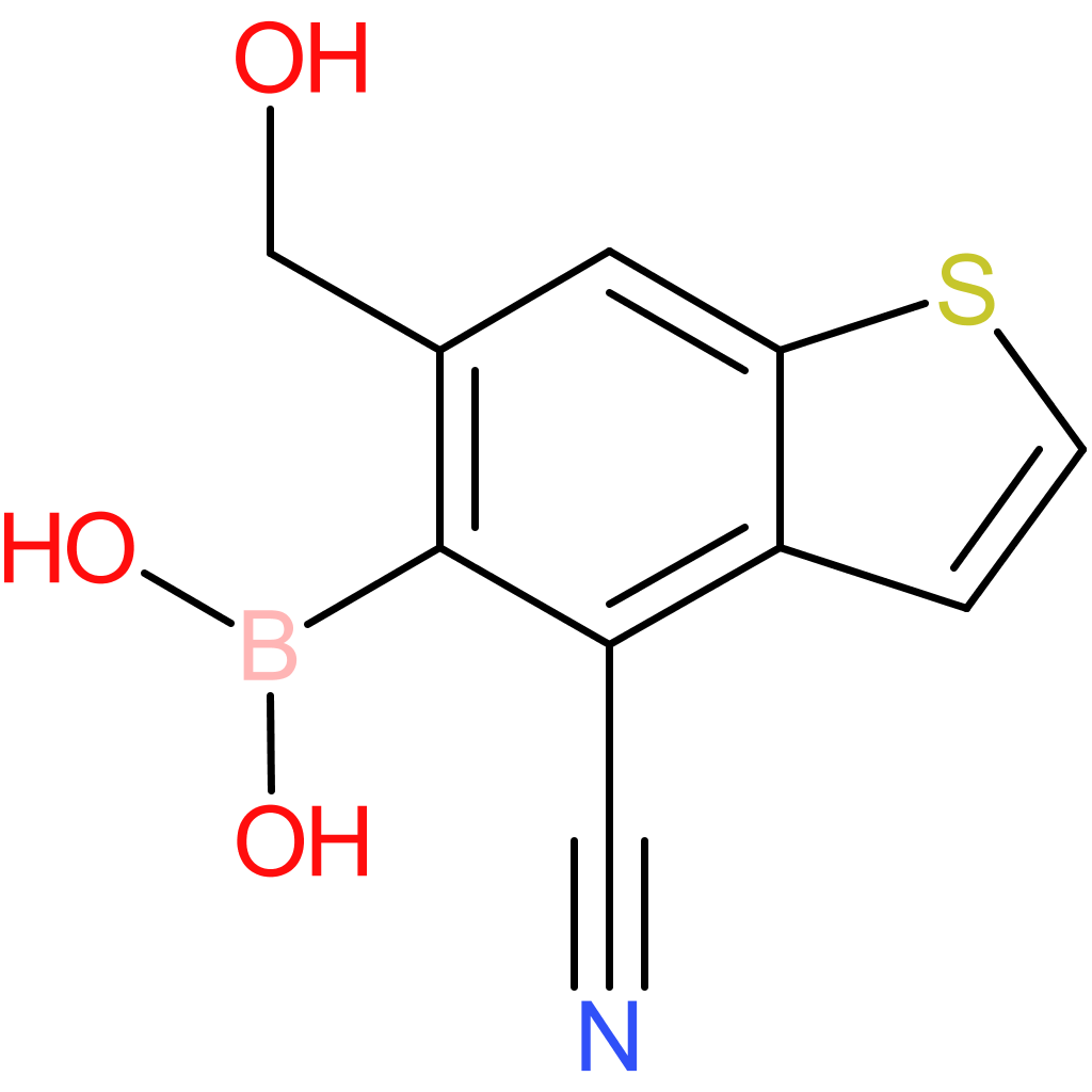 4-cyano-6-(hydroxymethyl)benzothiophene-5-boronic acid