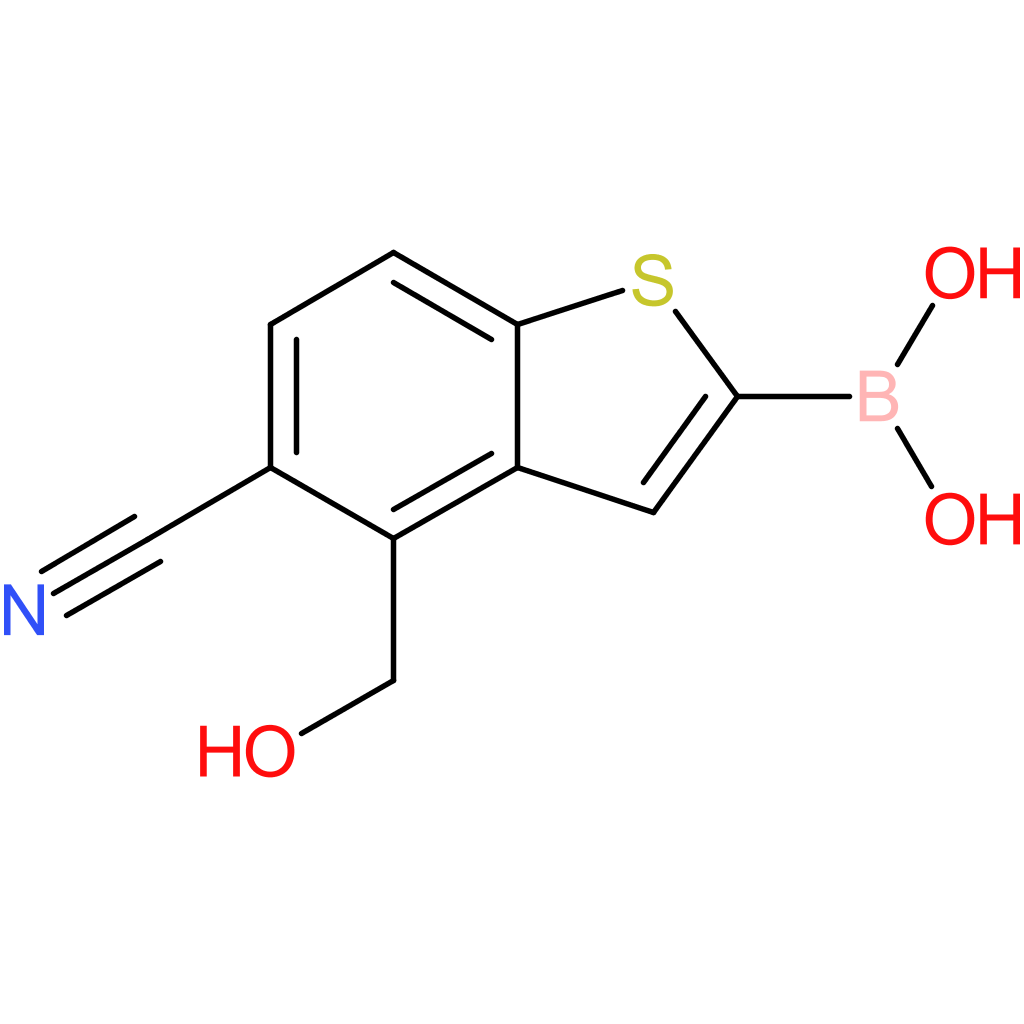 5-cyano-4-(hydroxymethyl)benzothiophene-2-boronic acid