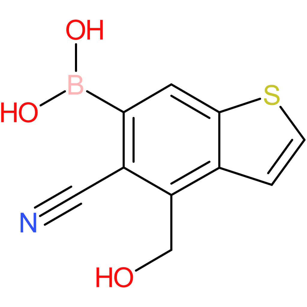 5-cyano-4-(hydroxymethyl)benzothiophene-6-boronic acid