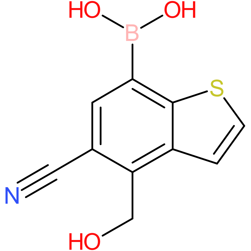 5-cyano-4-(hydroxymethyl)benzothiophene-7-boronic acid