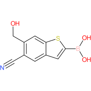 5-cyano-6-(hydroxymethyl)benzothiophene-2-boronic acid
