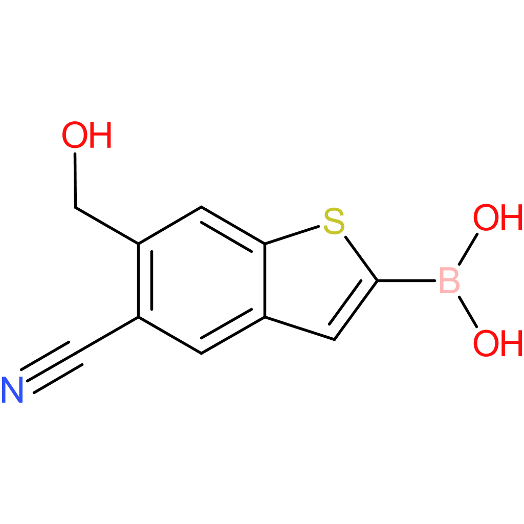 5-cyano-6-(hydroxymethyl)benzothiophene-2-boronic acid