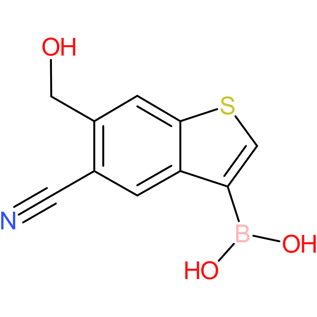5-cyano-6-(hydroxymethyl)benzothiophene-3-boronic acid
