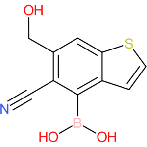 5-cyano-6-(hydroxymethyl)benzothiophene-4-boronic acid