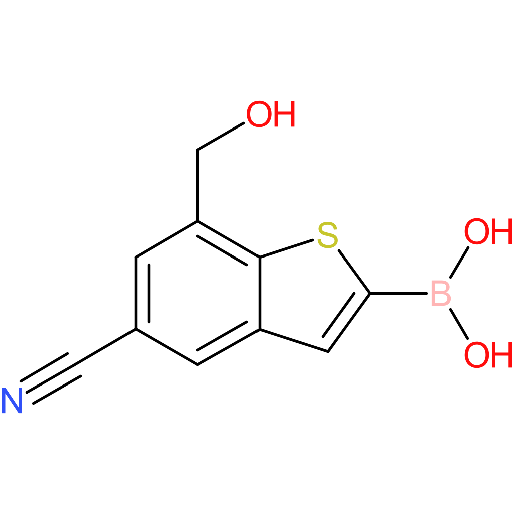 5-cyano-7-(hydroxymethyl)benzothiophene-2-boronic acid