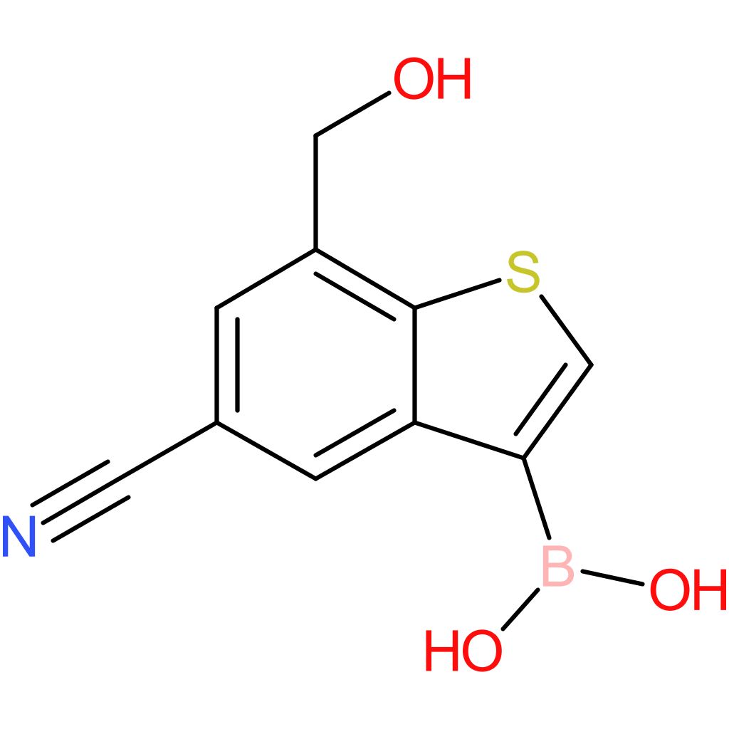 5-cyano-7-(hydroxymethyl)benzothiophene-3-boronic acid