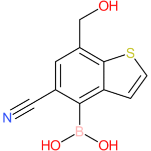 5-cyano-7-(hydroxymethyl)benzothiophene-4-boronic acid