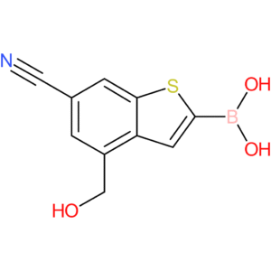 6-cyano-4-(hydroxymethyl)benzothiophene-2-boronic acid