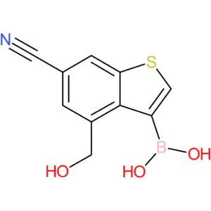 6-cyano-4-(hydroxymethyl)benzothiophene-3-boronic acid
