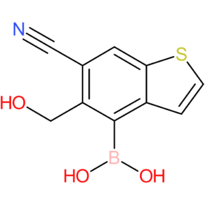 6-cyano-5-(hydroxymethyl)benzothiophene-4-boronic acid
