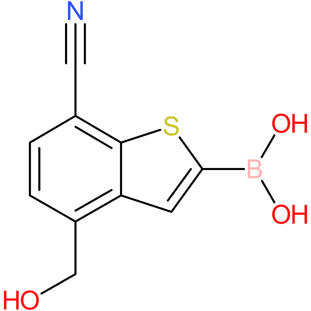 7-cyano-4-(hydroxymethyl)benzothiophene-2-boronic acid