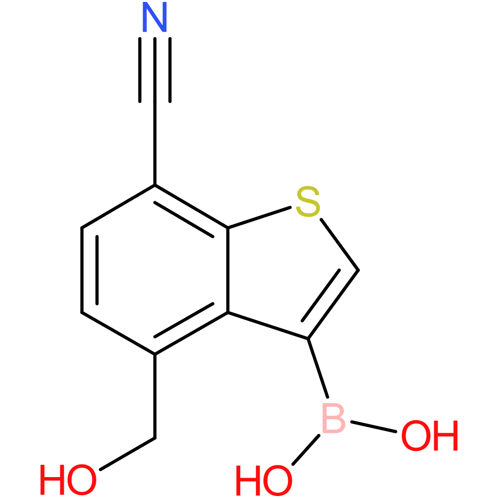 7-cyano-4-(hydroxymethyl)benzothiophene-3-boronic acid
