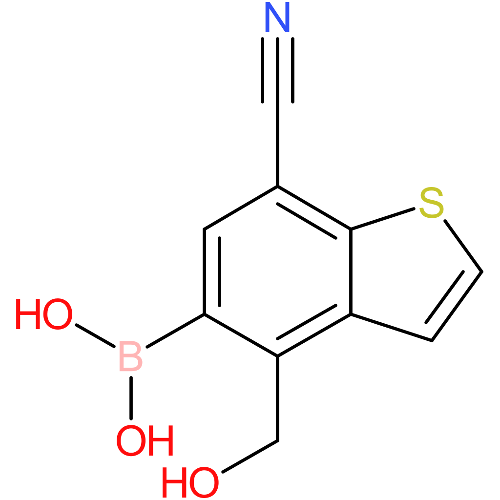 7-cyano-4-(hydroxymethyl)benzothiophene-5-boronic acid