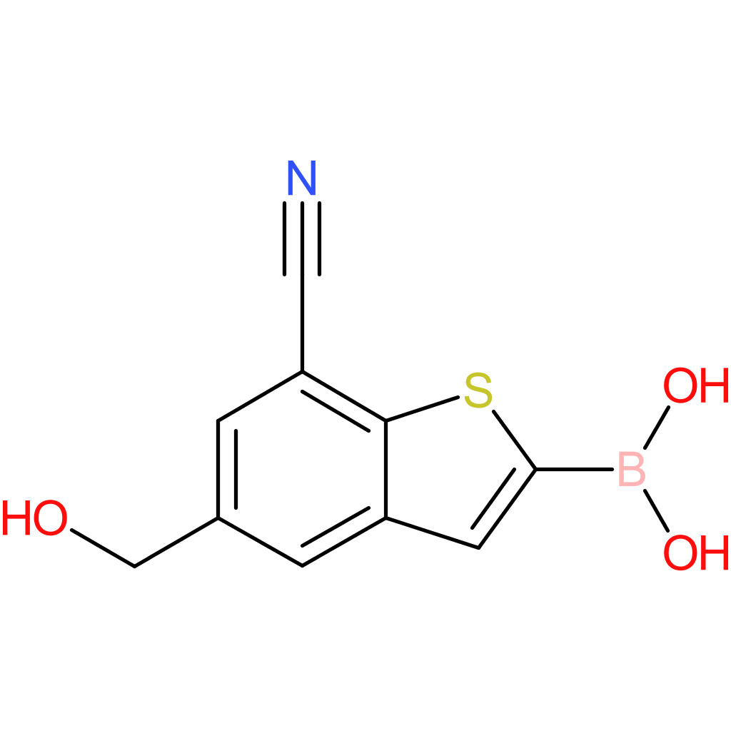 7-cyano-5-(hydroxymethyl)benzothiophene-2-boronic acid