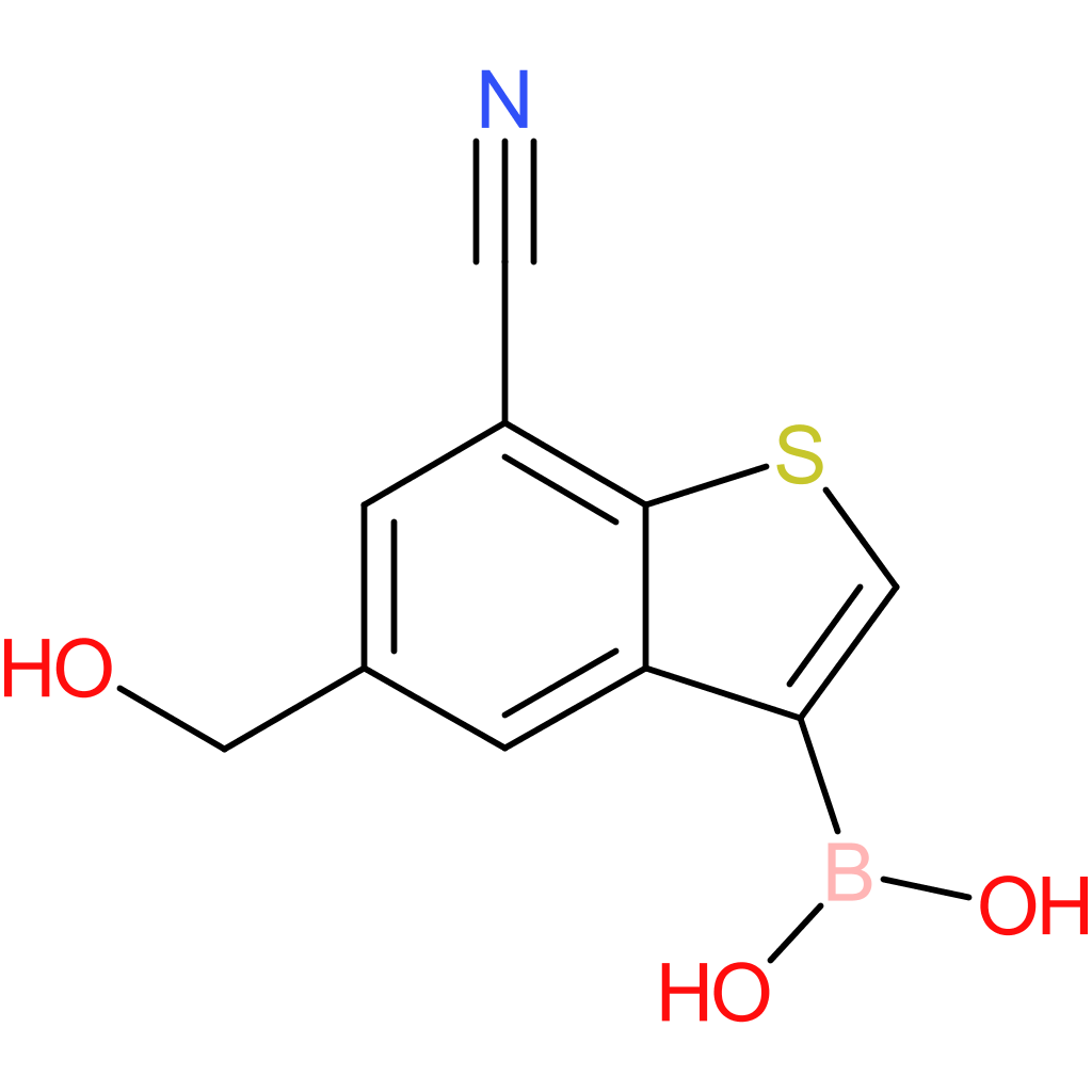 7-cyano-5-(hydroxymethyl)benzothiophene-3-boronic acid