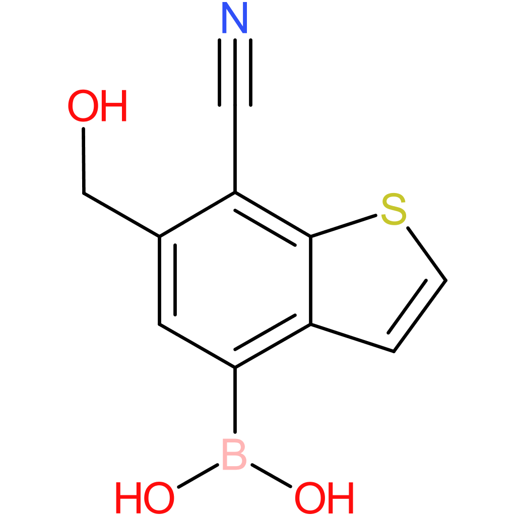 7-cyano-6-(hydroxymethyl)benzothiophene-4-boronic acid